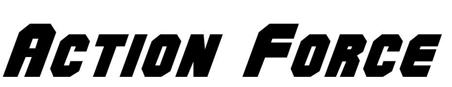 Action Force Normal Font Download Free